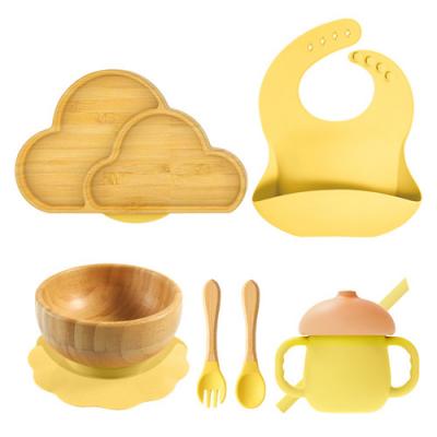 6 PCS cloud shape baby bamboo set